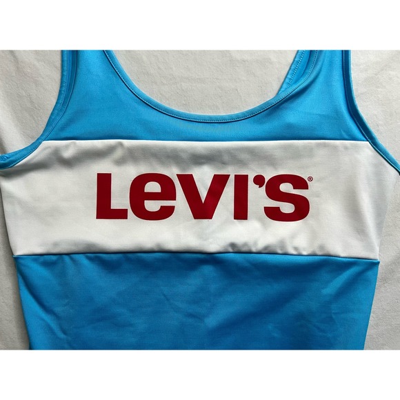 Levi’s Body Suit Red White Blue Color Block Small‎ Logo - Picture 4 of 8